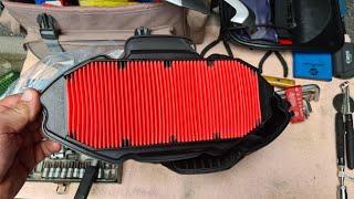 Honda NC 750X RC90 Air Cleaner Change, Luftfilter wechseln