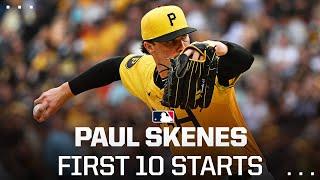 TERRIFIC 10! Highlights from Paul Skenes' first 10 MLB starts! (5-0, 2.12 ERA, 78 K for the Pirates)