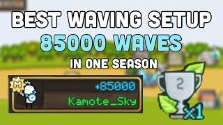 Grow Castle: Best Speed Wave Setup (85000 WAVES IN ONE SEASON!) & Kamote's Trophy Push (843K Waves!)