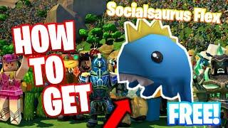 How To Get New Socialsaurus Flex! || Roblox New PromoCodes