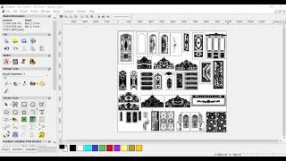 wood carving machine free design  in Artcam ll Mixed part-1 ll Shojibcottage
