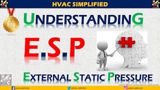 HVAC Training (E.S.P) - Understanding External Static Pressure.