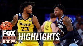 Villanova Wildcats vs. Marquette Golden Eagles Big East Tournament Highlights | CBB on FOX