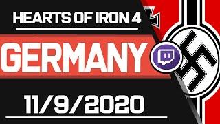 Bokoen1 ━ Twitch Archive  ━【Hearts of Iron 4】【Germany】【Operation Overhaul】【11/9/2020】