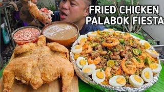 1 WHOLE FRIED CHICKEN & PALABOK FIESTA OVERLOAD | MUKBANG PHILIPPINES | TOL BULOY MUKBANG