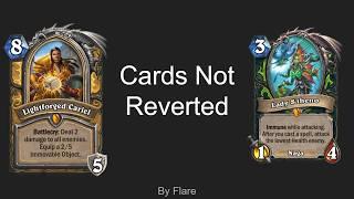 A Powerpoint About Cards Never Reverted