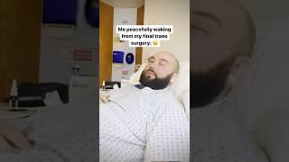 Currently recovering and I dunno who’s more stressed, me or Mum!!! #comedy #trans #surgery #shorts