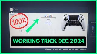 How to Get Google on PS5 2024 (200% WORKING TRICK)