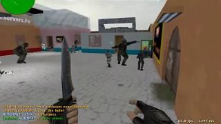 Counter-Strike 1.6 Zombie Biohazard Mod:  AQQMET* Gameplay.