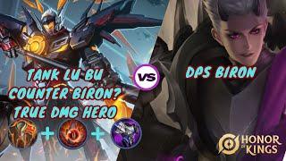 HONOR OF KINGS| TANK LU BU VS BIRON| PERFECT COUNTER HERO? LU BU BUILD AND GUIDE #honorofkings