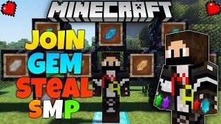 Join And Play Best Gem Steal Smp | Public Gem Steal Smp For Mcpe + Java | 1.21+ Minecraft SMP Server