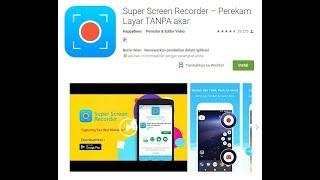 Super screen recorder. Программа, позволяющая записывать видео с экрана.