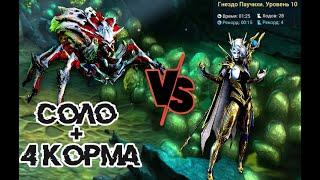 Делиана Соло Хард паук + кач корма. Raid shadow legends