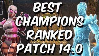 Best Champions Ranked Patch 14.0 2017! - Seatin's Tier List - Marvel Contest Of Champions