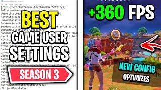 The BEST Game User Settings in Fortnite Season 3! (Zero Input Delay)