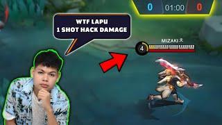 THIS FAMOUS STREAMER GOT AMAZED IN MY TOP GLOBAL LAPU LAPU ONE SHOT DAMAGE!!(you must watch this)