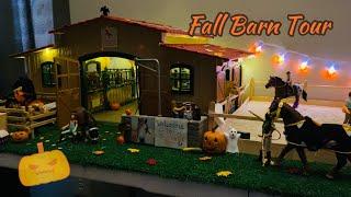 Schleich Barn Tour -Autumn/Halloween/Fall 2023- Saddlebrooke Stables