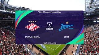 PES 2021 | Spartak Moskva vs Zenit St Petersburg - Russia Premier League | 03/10/2020 | 1080p 60FPS