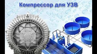 Компрессор для УЗВ. Профессиональный компрессор для аэрации воды в УЗВ.