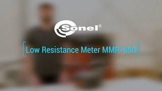 Low resistance measurements with Sonel MMR-650 meter