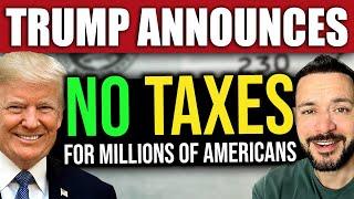 Trump FINALLY Announces NO TAX For Middle Class