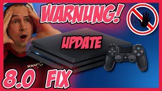  PS4 neues Update 8.00 Fix Lösung - Problemupdate Fehler SU-30746-0 so läuft die Konsole wieder !