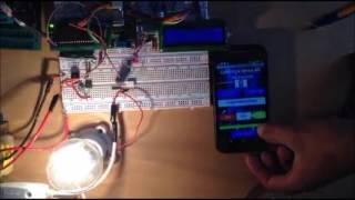 Dimmer || Control de intensidad de foco AC mediante PIC18F4550 a partir de Bluetooth más Android