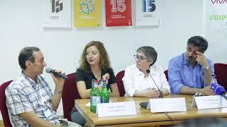 Press conference with Anahit Abad, Abolfazl Saffary and Norik Keshishian July 8