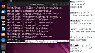 Install Python 3.11 in Ubuntu 22.04 Desktop