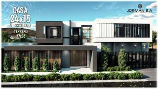 Luxury Modern Home Design | 24x15  2Storey | Jorman HomeDesigns