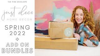 Just Deco Spring 2022 Spoilers feat. 2 Add-On Bundles | Seasonal Home Decor Subscription Box