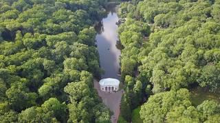 sofiyivka uman fly above the trees