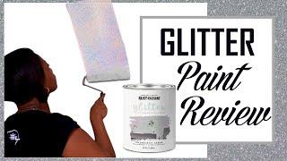 Home Decor- Rust-Oleum Iridescent Glitter Wall Paint Review