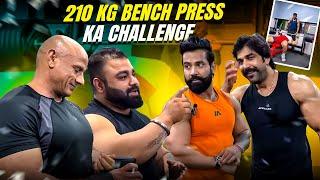 Bench Press Ka Challenge | ft Mukesh Gehlot Guruji ​⁠@RajveerFitnessSeries