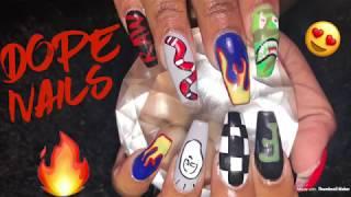 Acrylic Nails Fill In | Dope Nails