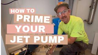 Jet pump problems?? WATCH how to prime and troubleshoot your water pump