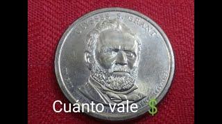 ***un dollar ulises grand** 1869-1877 presidente! y  su valor️