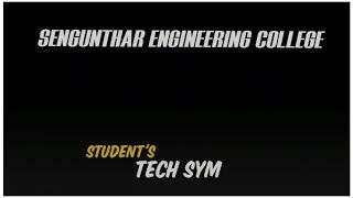 SENGUNTHAR ENGINEERING COLLEGE- TECHSYM-19