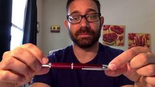 Pilot Vanishing Point Decimo w/ Diamine Red Dragon