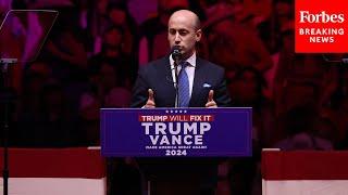 Stephen Miller Says, 'America Is For Americans And Americans Only,' At Trump's MSG Rally