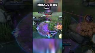 MOSKOV is my food  #shorts #short #mobilelegendindonesia  mobile legends bang bang