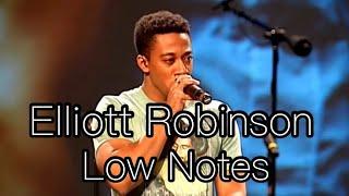 Elliott Robinson - Bass Singer Low Notes