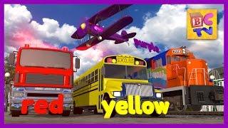 Color Train | Learn Colors with Trains and Vehicles for Kids