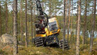 Eco Log Harvesters, 500-series - pendulum arms and levelling