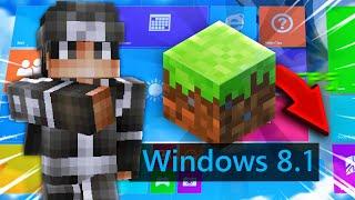 Playing Minecraft on Windows 8.1 in 2022...