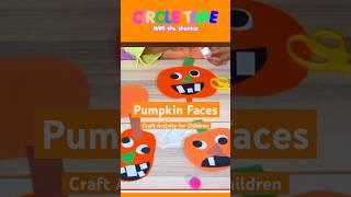 Halloween Craft | Pumpkin Activity | Pumpkin Faces Craft | Preschool Activity | Toddler Activities