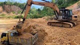 ALAT BERAT EXCAVATOR TUA KOMATSU   | DUMP TRUCK MUATAN | BEKO UNTUTK PEMULA