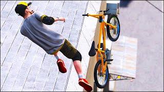 GTA 5 BMX Stunt Fails Episode 02 (Euphoria Physics Showcase)