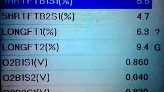 how to read 02 sensors, short and long term fuel trims