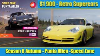 Forza Horizon 5 - Punta Allen Speed Zone - S1 900 Retro Supercars - Season 6